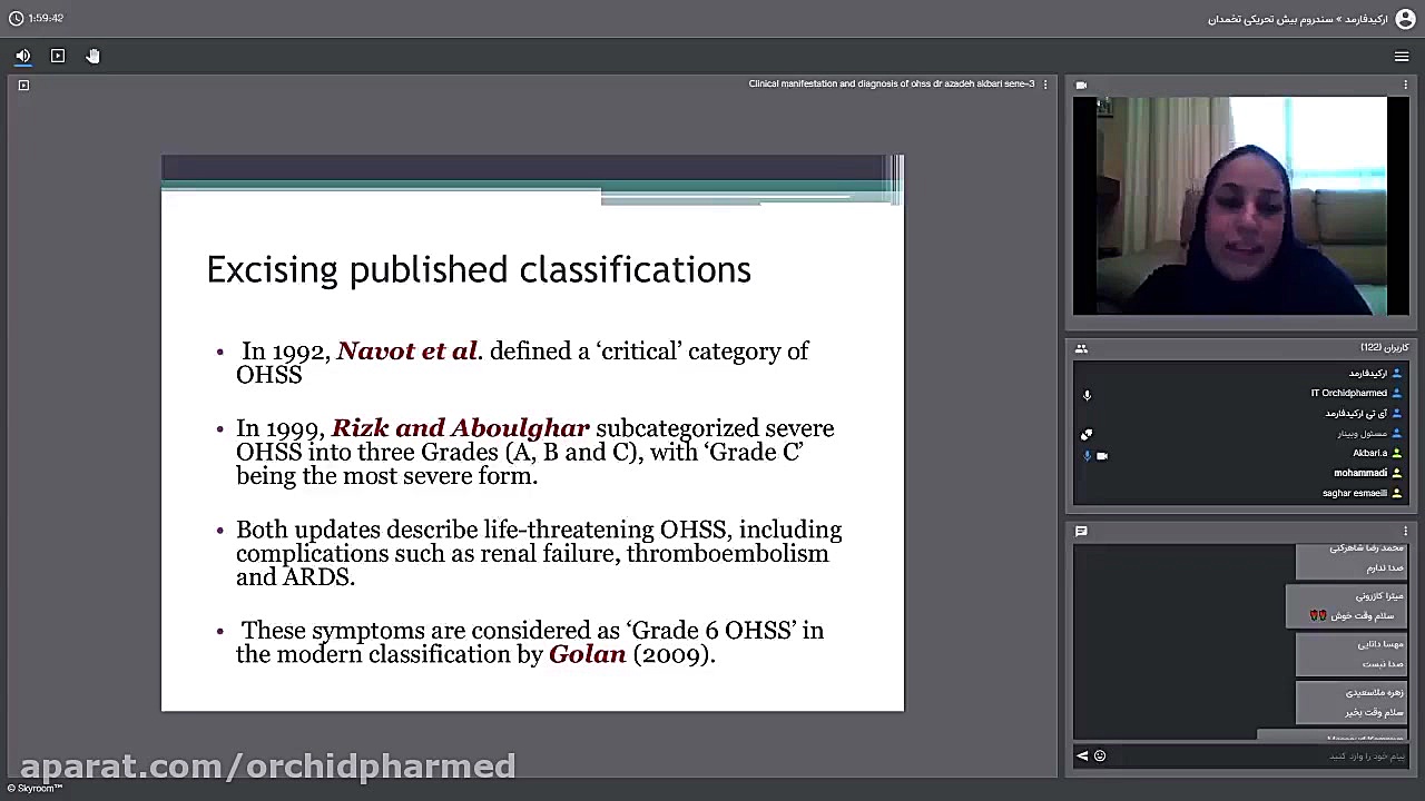 سندروم بیش تحریکی تخمدان(OHSS)