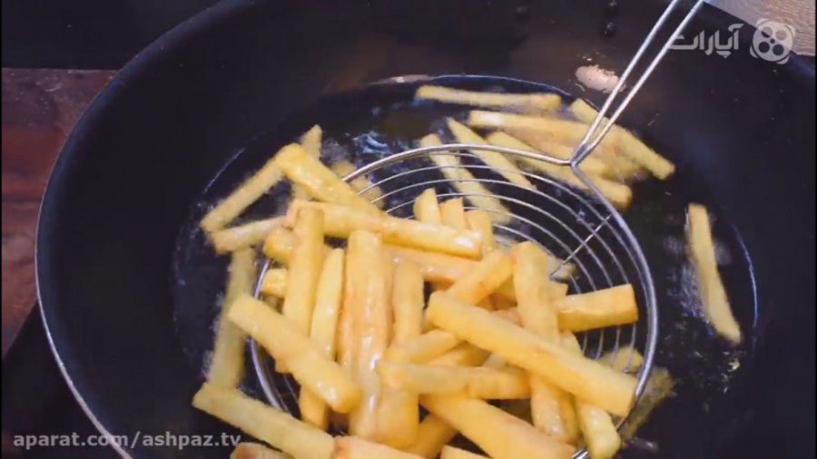 آموزش سیب زمینی سرخ کرده