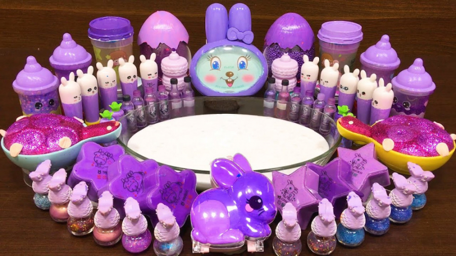 میکاپ اسلایم خرگوشی  تم بنفش