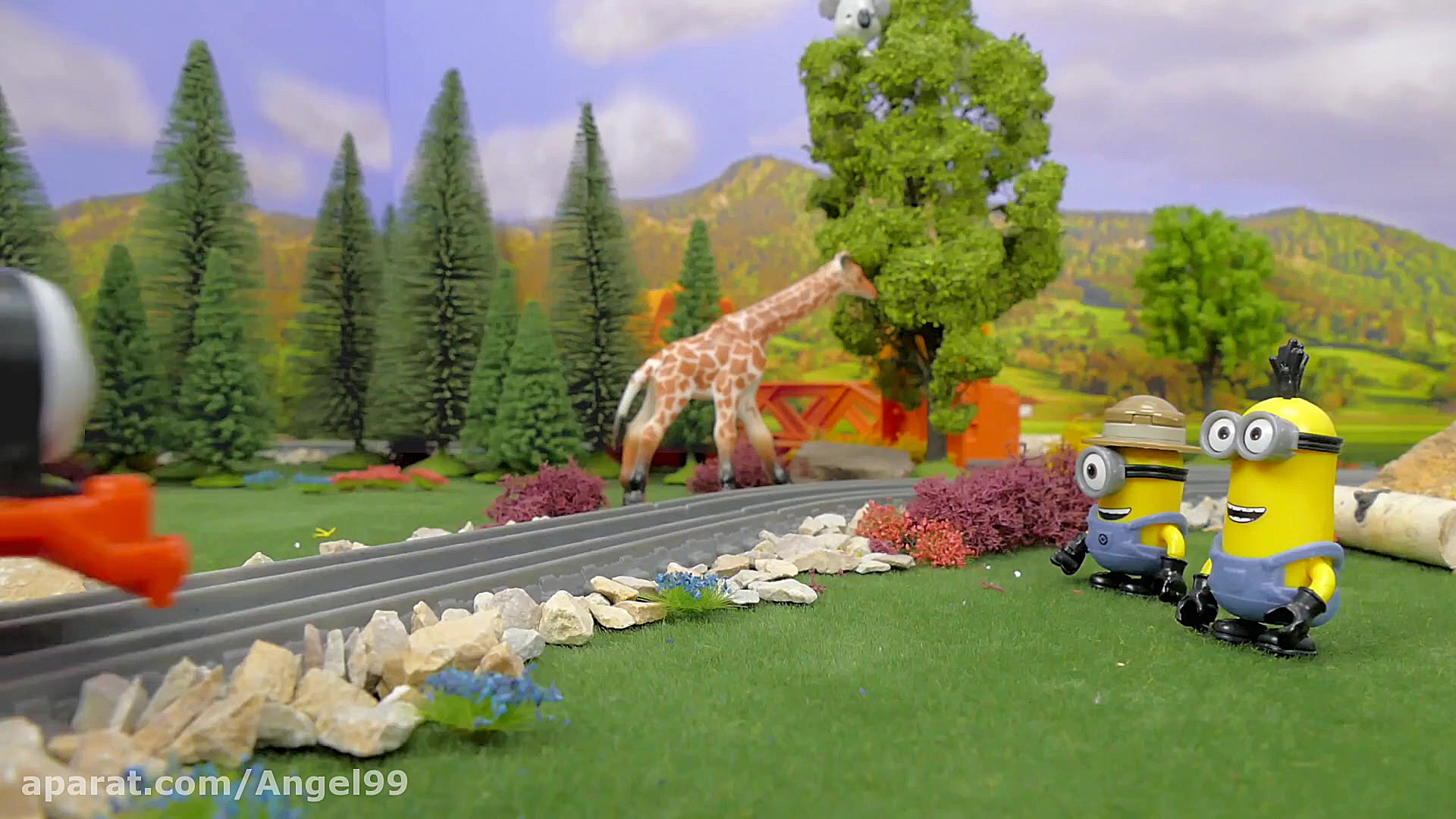 ماشین بازی ق 123  لگو نردبان آ...