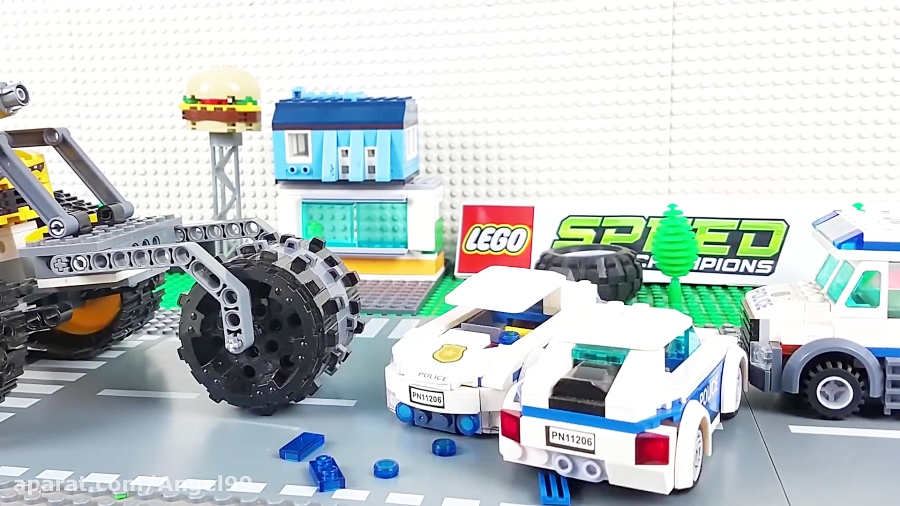 ماشین بازی قسمت 125  لگو ماشین...