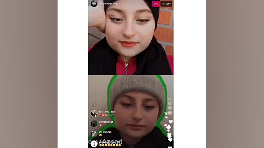 سارا و نیکا لایو