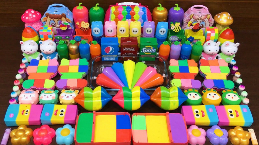 مخلوط اسلایمهای رنگی   اکلیل...