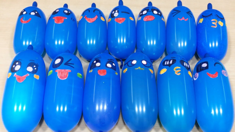 ساخت اسلایم با مواد درون بادکن...