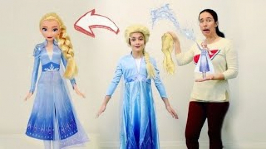 لباس و میکاپ به سبک پرنسس السا