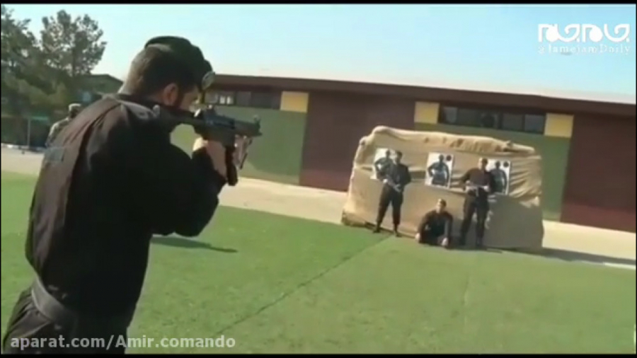 تیر اندازی حرفه ای از تکاوران...