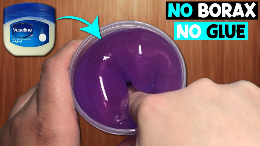 آموزش ساخت اسلایم با وازلین