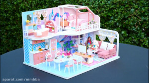 کاردستی هنری ساخت خانه مینیاتو...