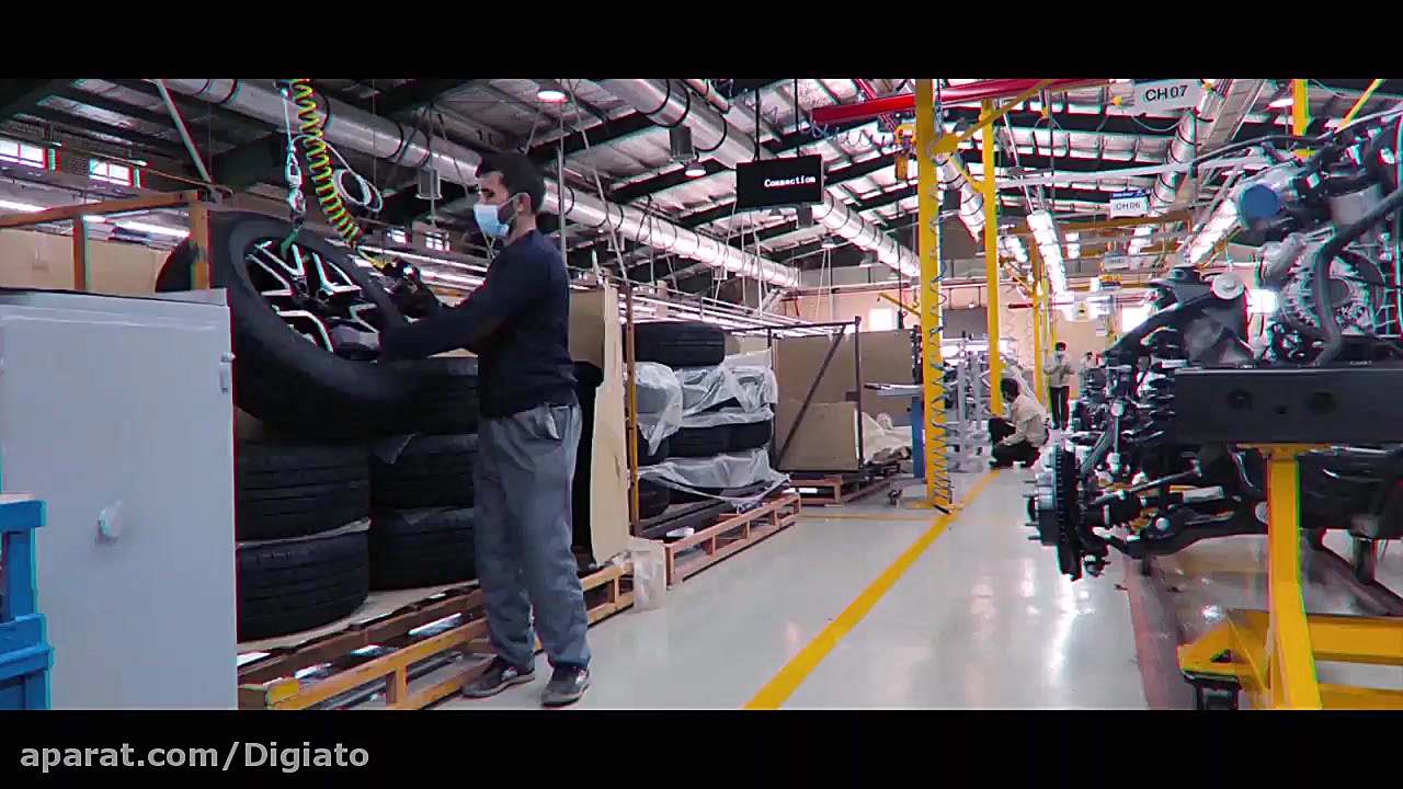 خط تولید وانت KMC T8 کرمان موت...