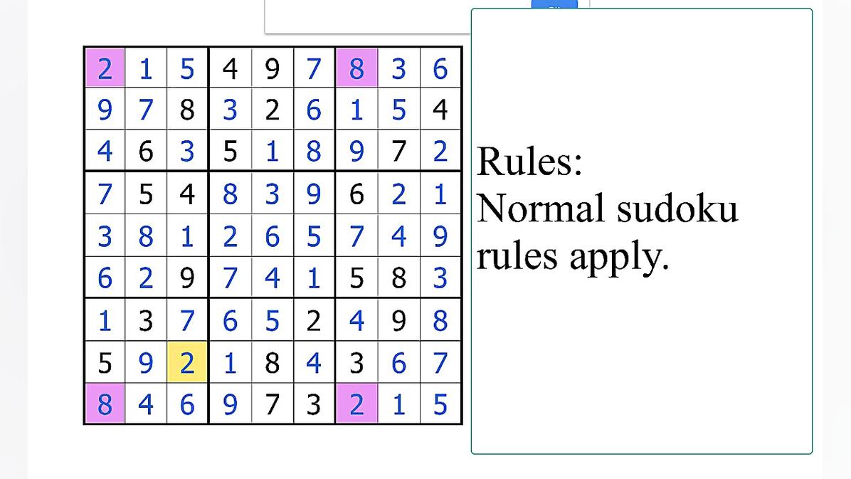 روش ساده کردن سودوکوهای سخت  X...