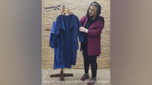 مانتو الیاف طبیعی کد 2724