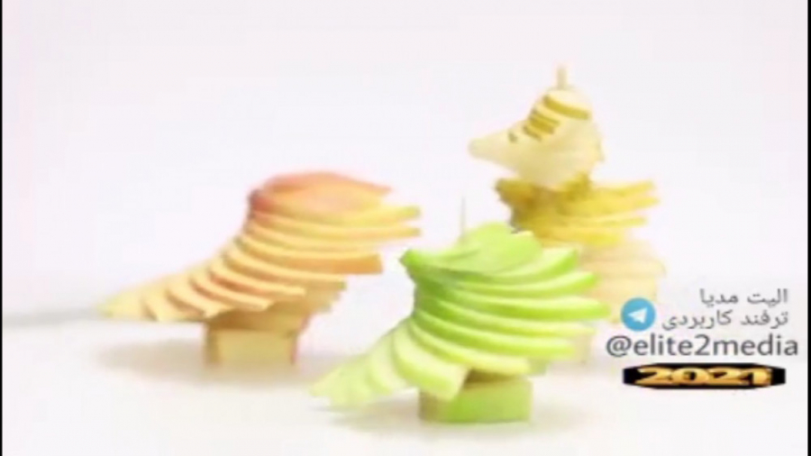 ترفند برش سیب به چند شکل بسیار...