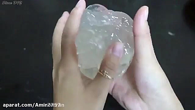 آموزش ساخت اسلایم شفاف بدون چس...