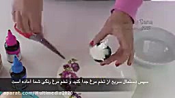 تخم های رنگی:چند روش برای رنگ...