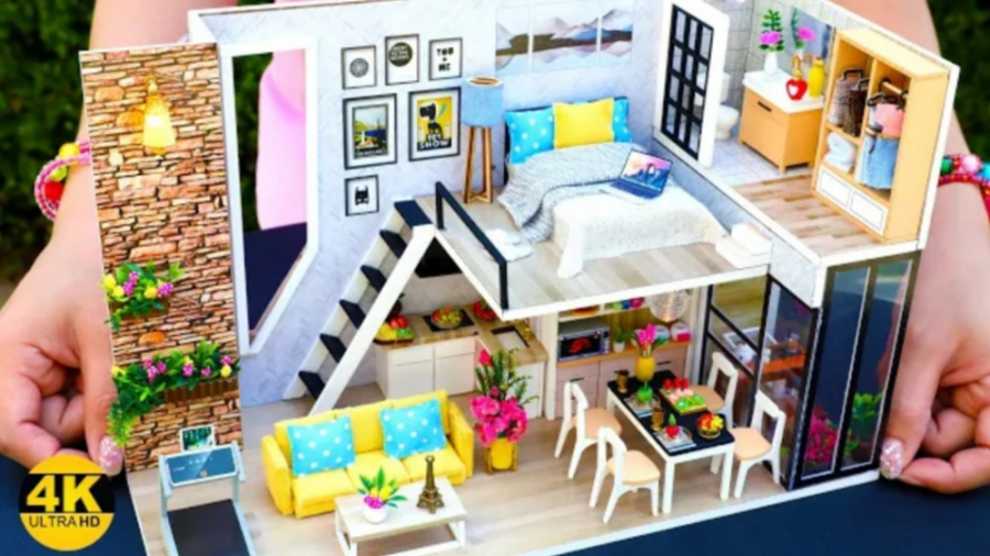 ساخت خانه عروسکی مینیاتوری دار...