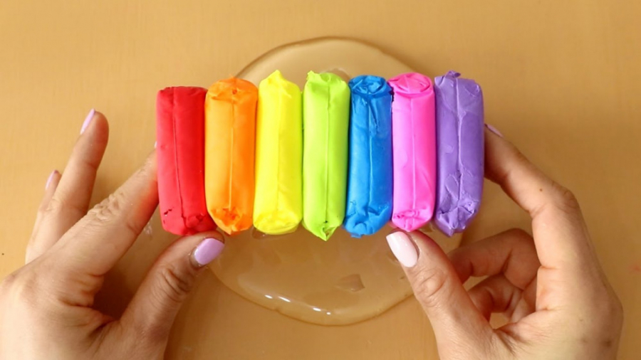 خمیر کلی  اسلایم شفاف  اکلیل