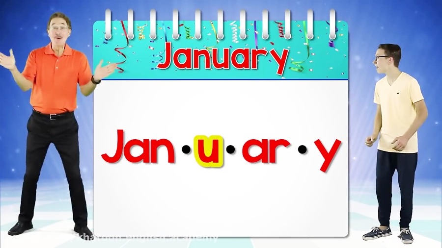 Jack Hartmann Months Of The Year Syllable Song Months of the Year Syllable Song