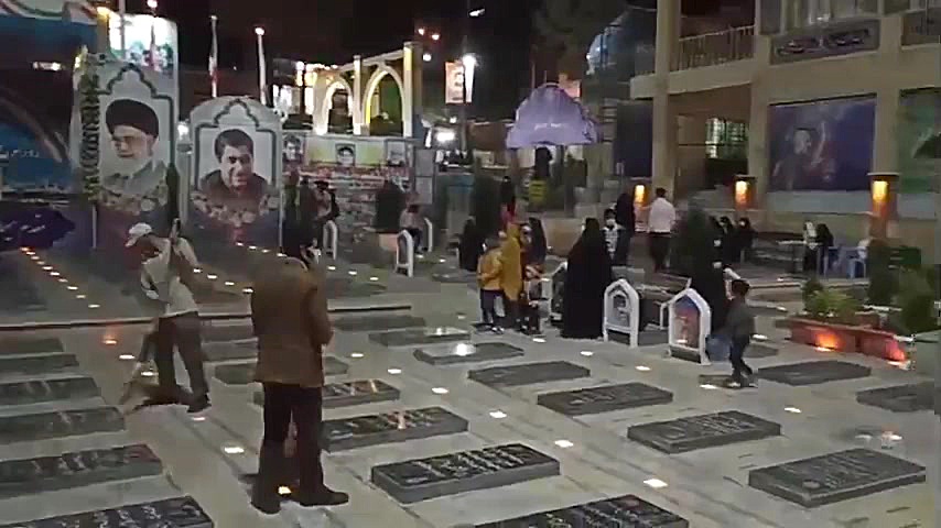 غبار روبی گلزار شهدای کرمان