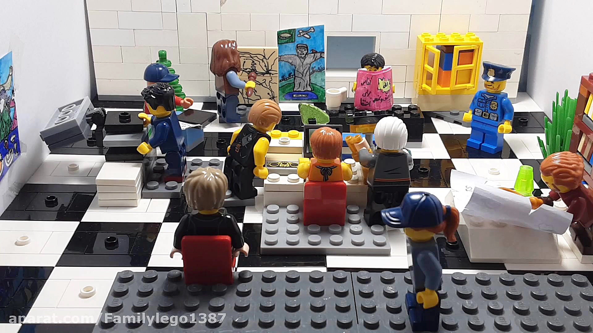 استاپ موشن لگو: آتش پس از کرون...