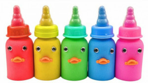 طرز تهیه بطری شیر کودک رنگی با...