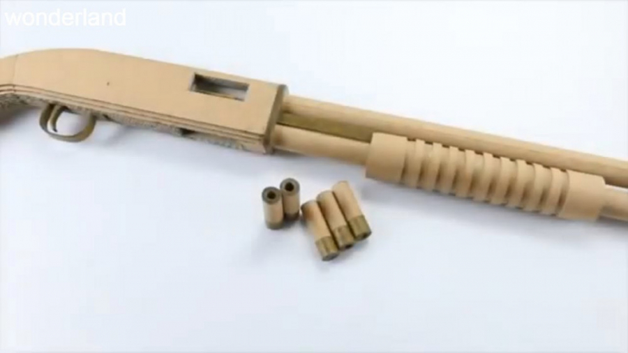 کاردستی ساخت تفنگ جالب با کارت...