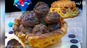 طرز تهیه نون خامه ای بدون فر ب...