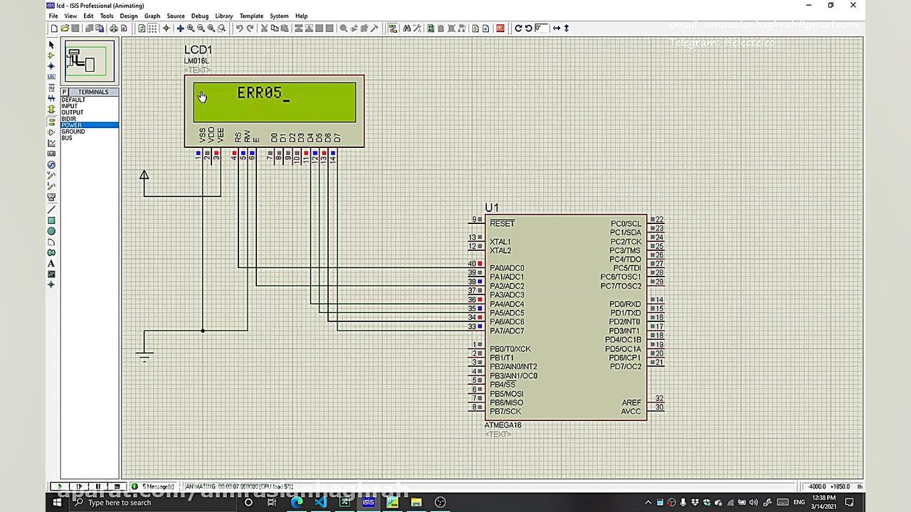 دستورات کنترل محل نوشته در LCD