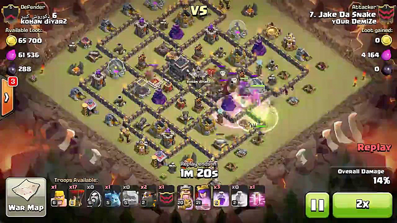 اتک های حرفه ای بین دو کلن حرف...