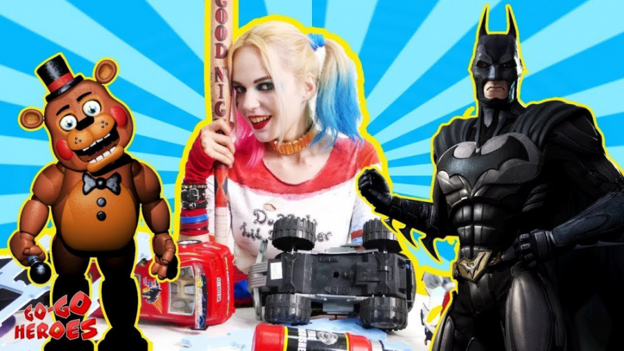 نمایش هارلی کویین و بتمن  مبار...