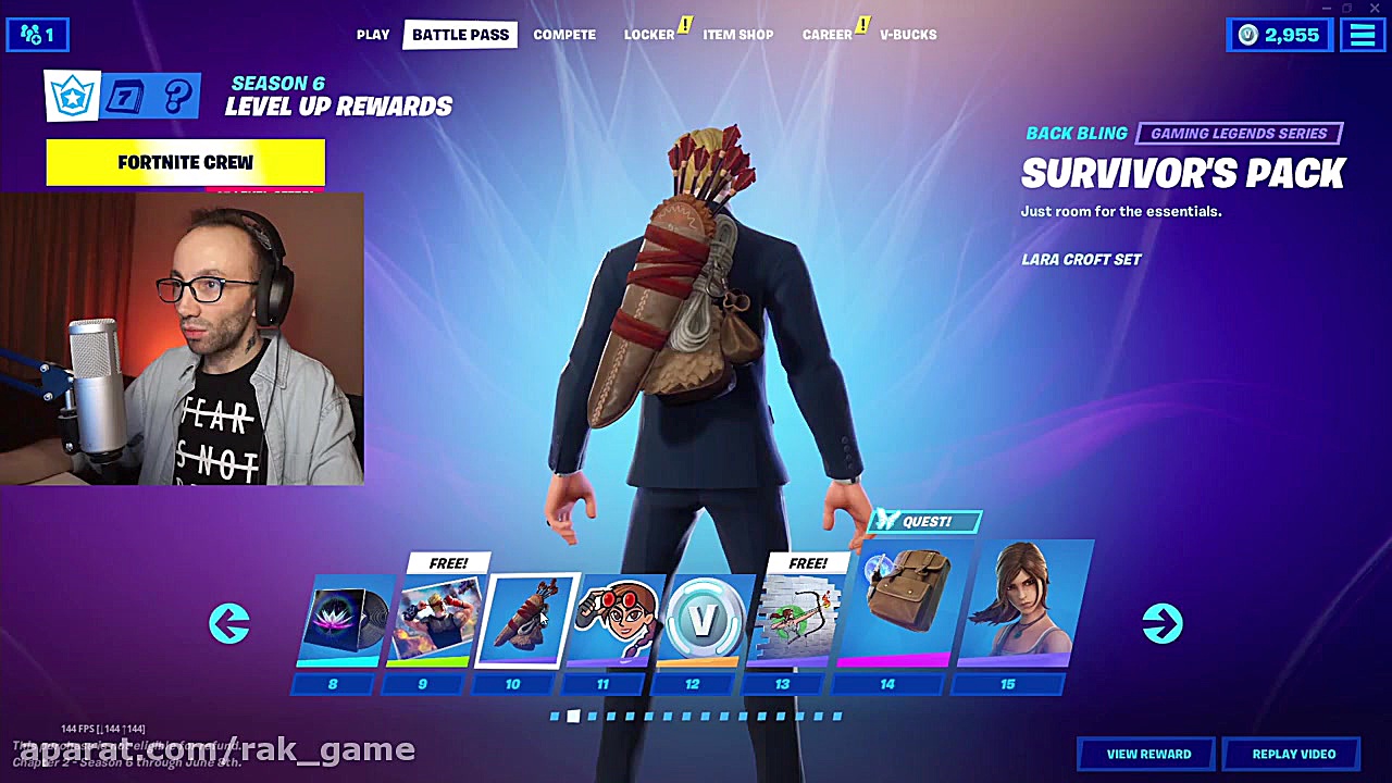 بتل پس سیزن ۶ فورتنایت