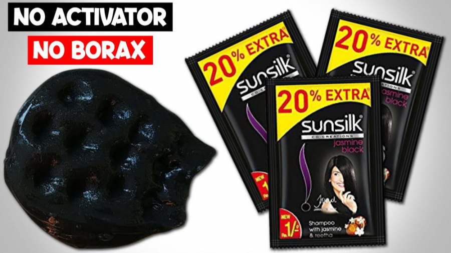 آموزش اسلایم با شامپو