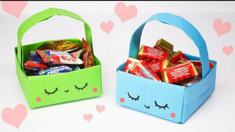 آموزش اوریگامی : ساخت سبد آبنب...