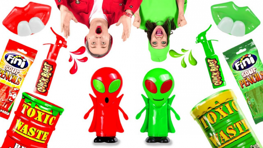 ترفند تفریحی چالش خوردنی سبز ی...