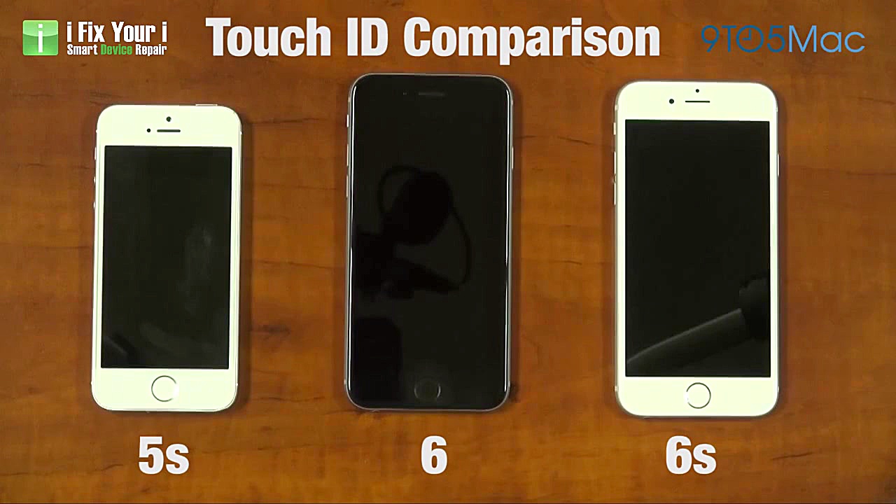 مقایسه تاچ آیدی آیفون 6S با آی...