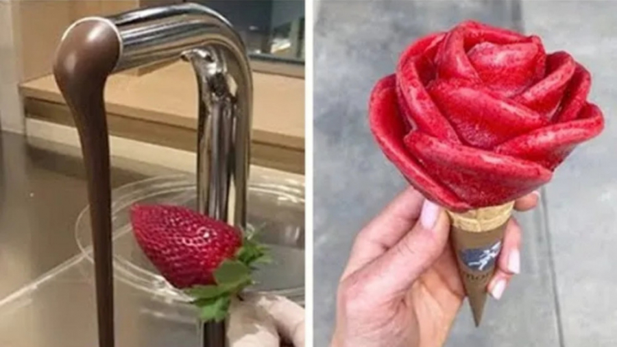 ایده های تزیین کیک شکلاتی سفید...