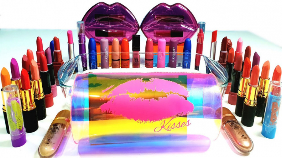 مخلوط رژ و سایه در اسلایم