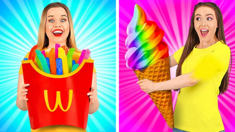 ایده های رنگی برای خوراکی