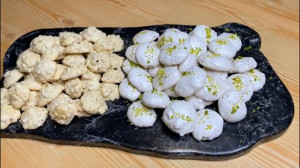 طرز تهیه شیرینی گردویی و پفکی...