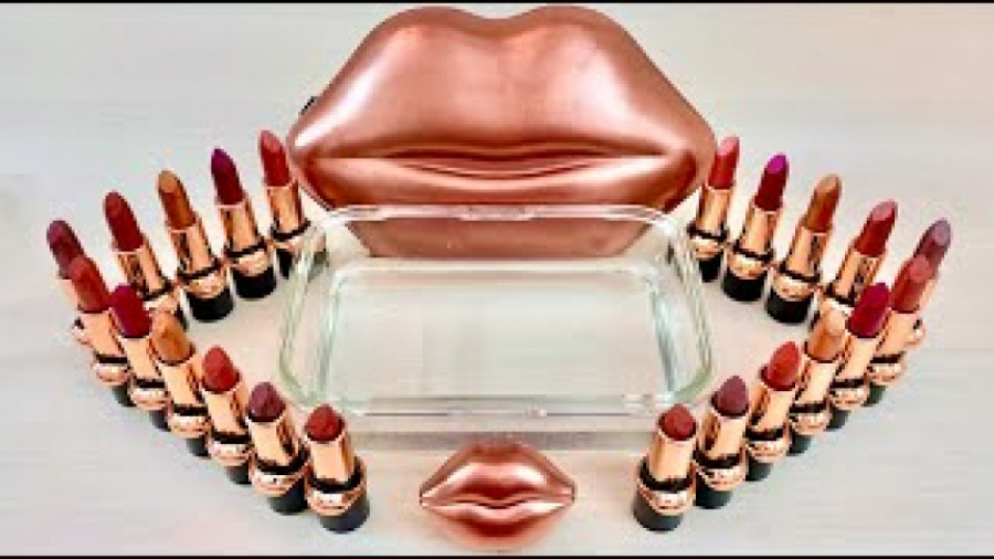 سرگرمی با انواع رژ و اسلایم شف...