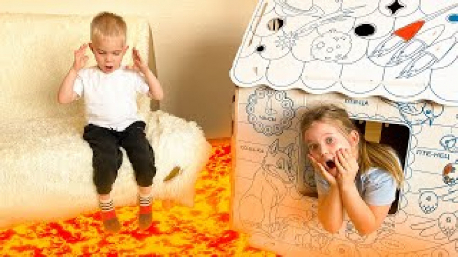 لارا و داداشی  گدازه ها در اتا...