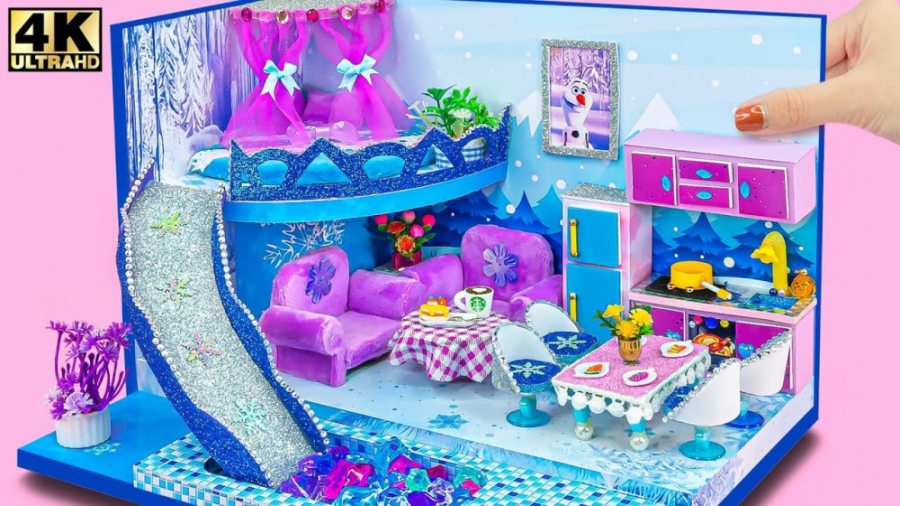 خانه مینیاتوری  با استخر ، آشپ...