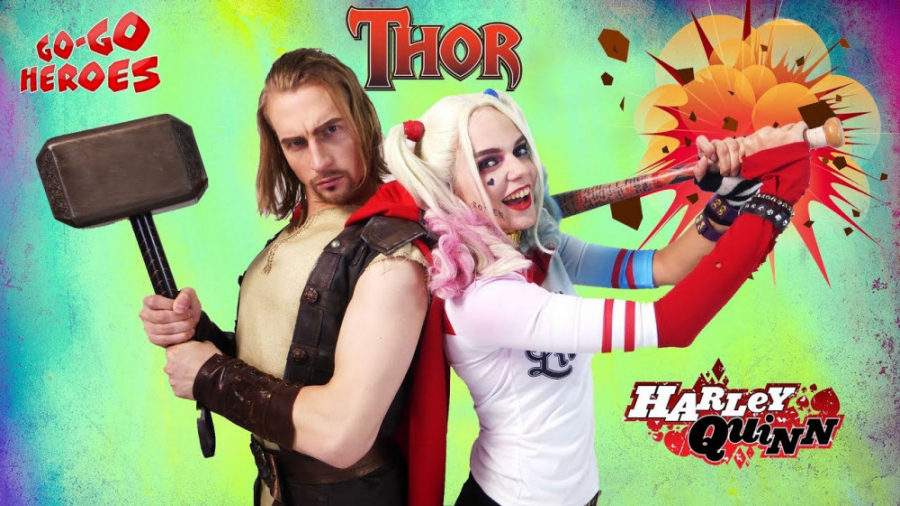 نمایش هارلی کوئین و ثور