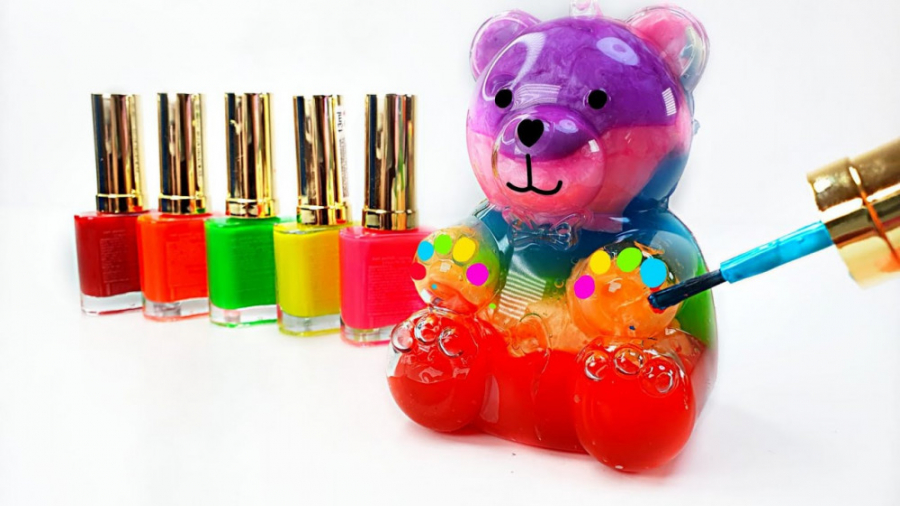 مخلوط اسلایم  اسلایم رنگین کما...