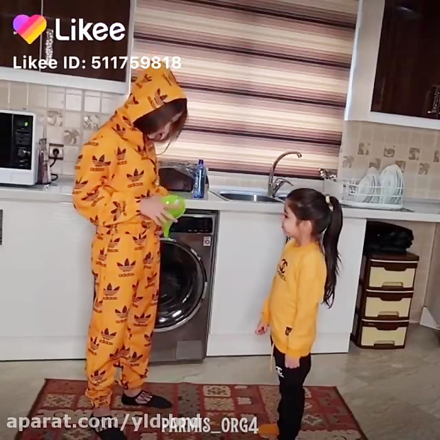 چالش باحال پارمیس و خواهرش