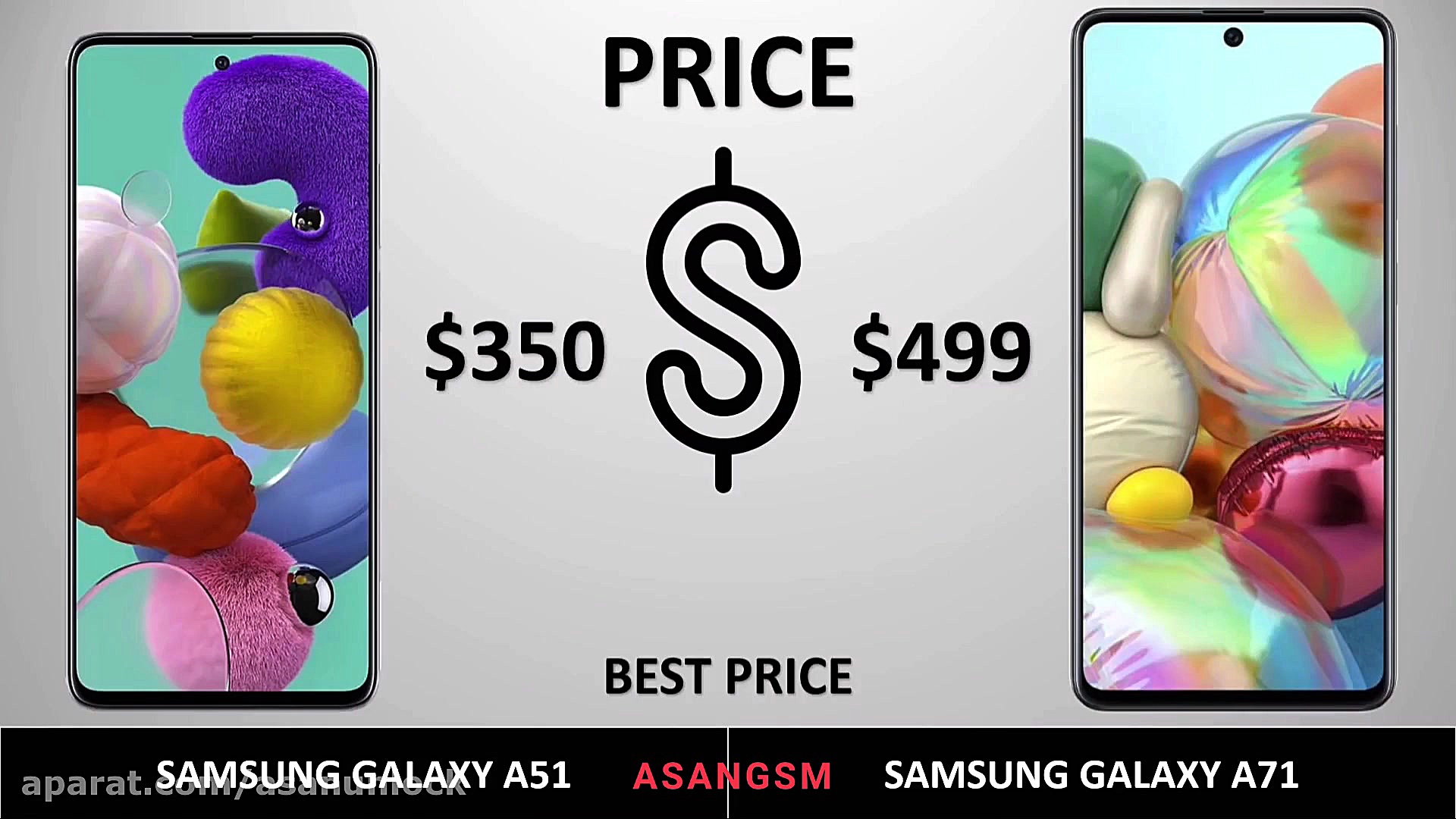 مقایسه گلکسی a51 گلکسی a71