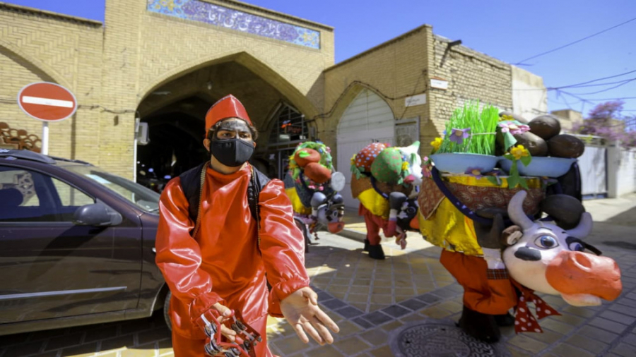 کارناوال سفره هفت سین در اصفها...