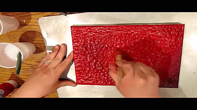 تزئین جلد دفتر با پوست تخم مرغ