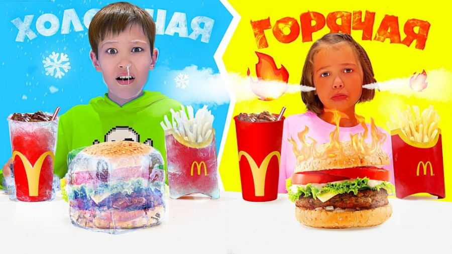 کتی و مکس چالش سرد و گرم برای...