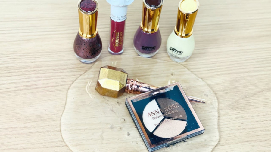 میکس میکاپ و اسلایم شفاف