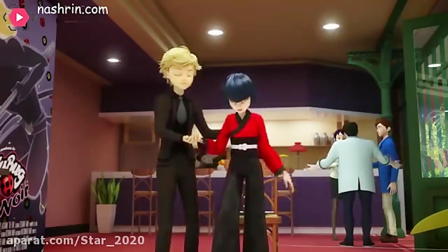 مرینت و آدرین | کارتون دختر کف...